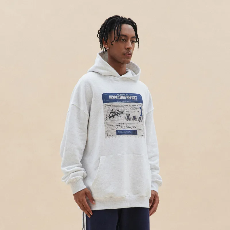 A11SLAVE Sweatshirt Unisex Gray White-4