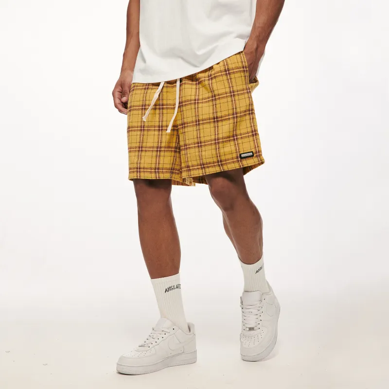 A11SLAVE Casual Shorts Unisex Yellow-2