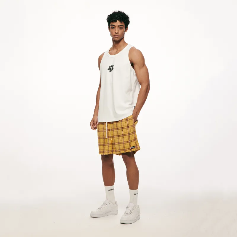A11SLAVE Casual Shorts Unisex Yellow-7