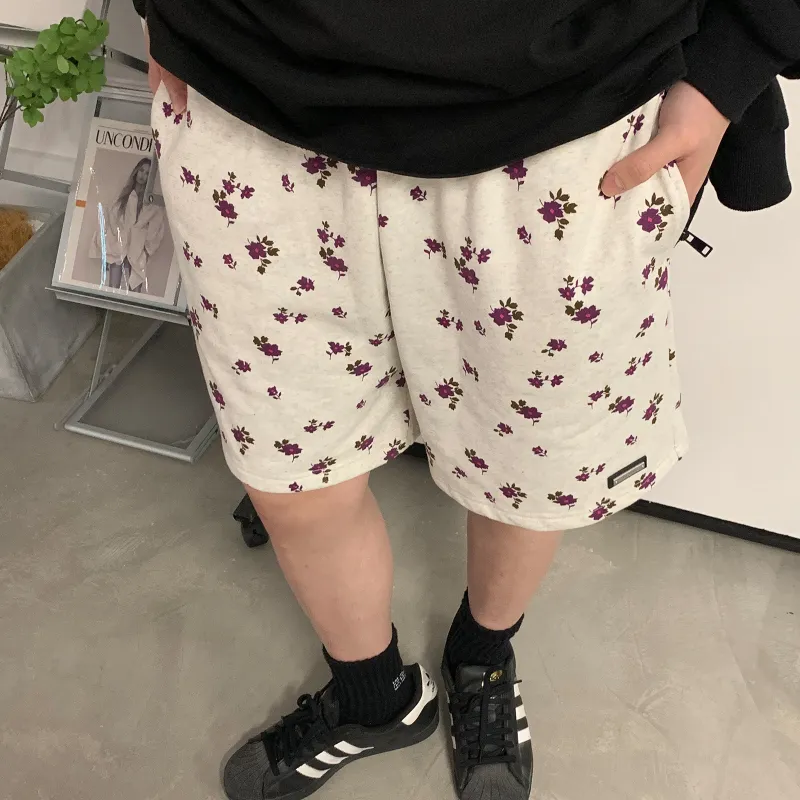 A11SLAVE Casual Shorts Unisex Gray White-4