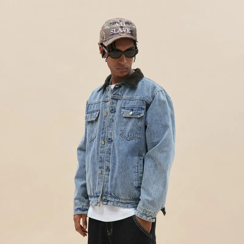 A11SLAVE Denim Jacket Unisex Blue-11