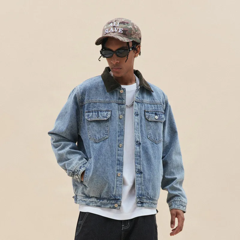 A11SLAVE Denim Jacket Unisex Blue-6