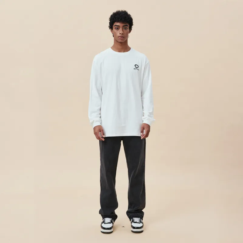 A11SLAVE T-Shirts Unisex Gray White-13