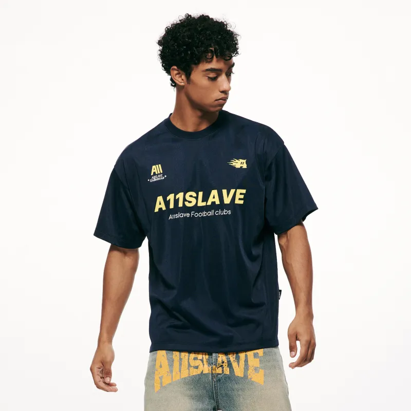 A11SLAVE T Shirt Unisex Navy Blue-2