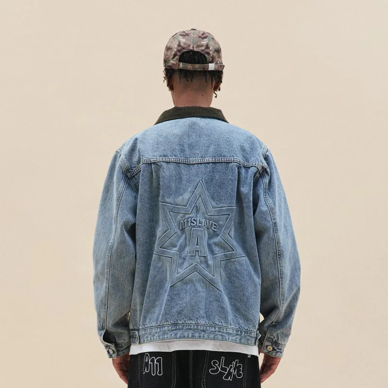 A11SLAVE Denim Jacket Unisex Blue-10
