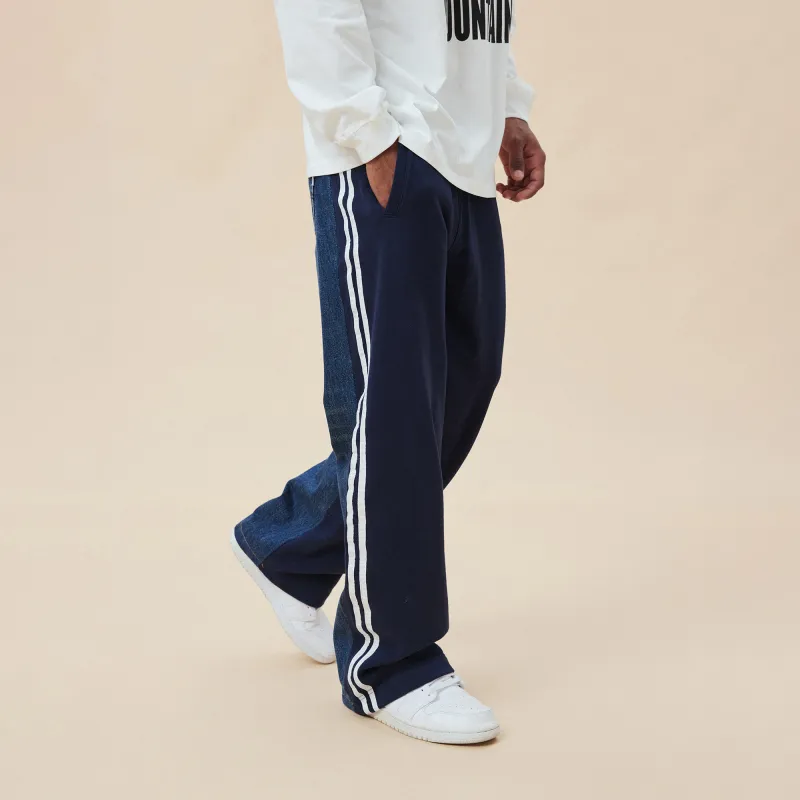 A11SLAVE Casual Jeans Unisex Navy Blue-2
