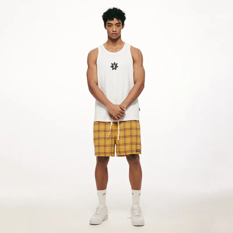 A11SLAVE Casual Shorts Unisex Yellow-5