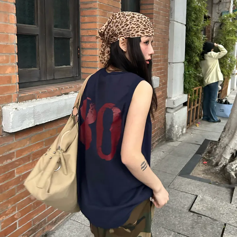 A11SLAVE Tank Top Unisex Navy Blue-6