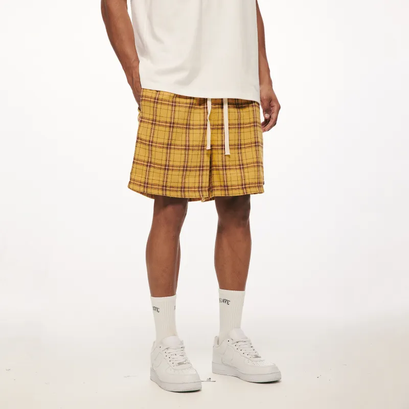 A11SLAVE Casual Shorts Unisex Yellow-6