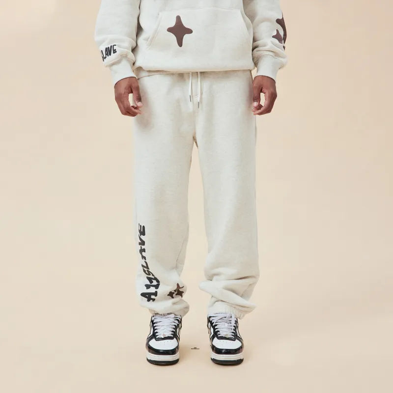 A11SLAVE Casual Pants Unisex Gray White-10