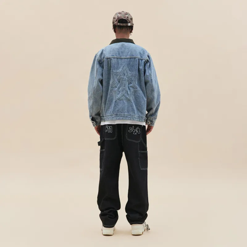 A11SLAVE Denim Jacket Unisex Blue-12