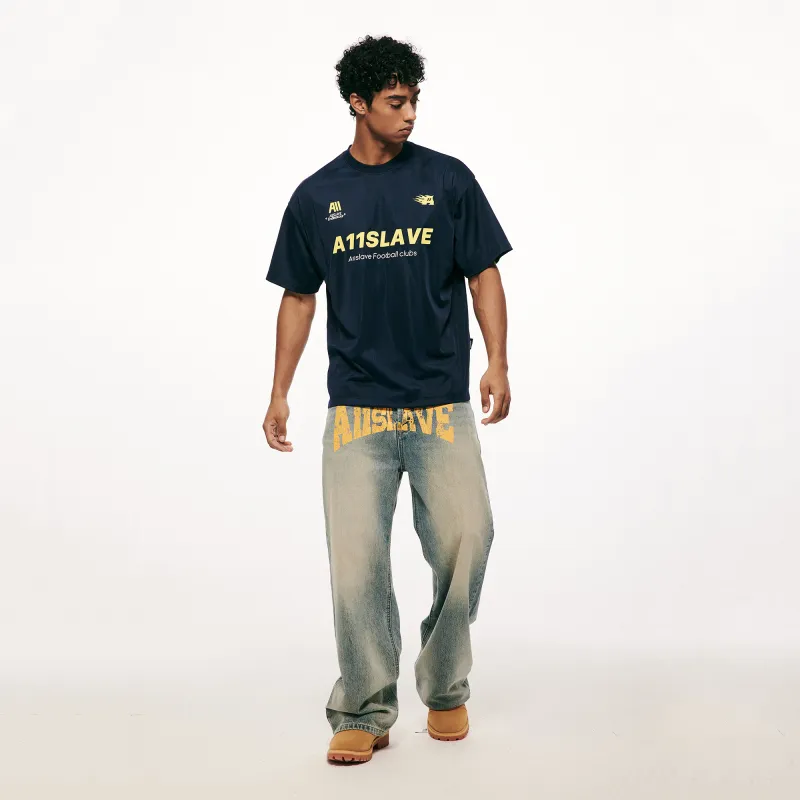 A11SLAVE T Shirt Unisex Navy Blue-3