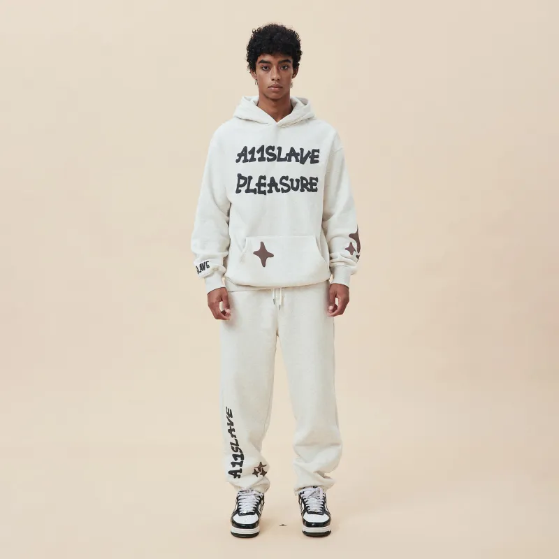 A11SLAVE Casual Pants Unisex Gray White-3