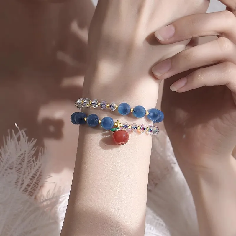 Zhen Hu Pavilion Agate Jade Bracelets Unisex-1