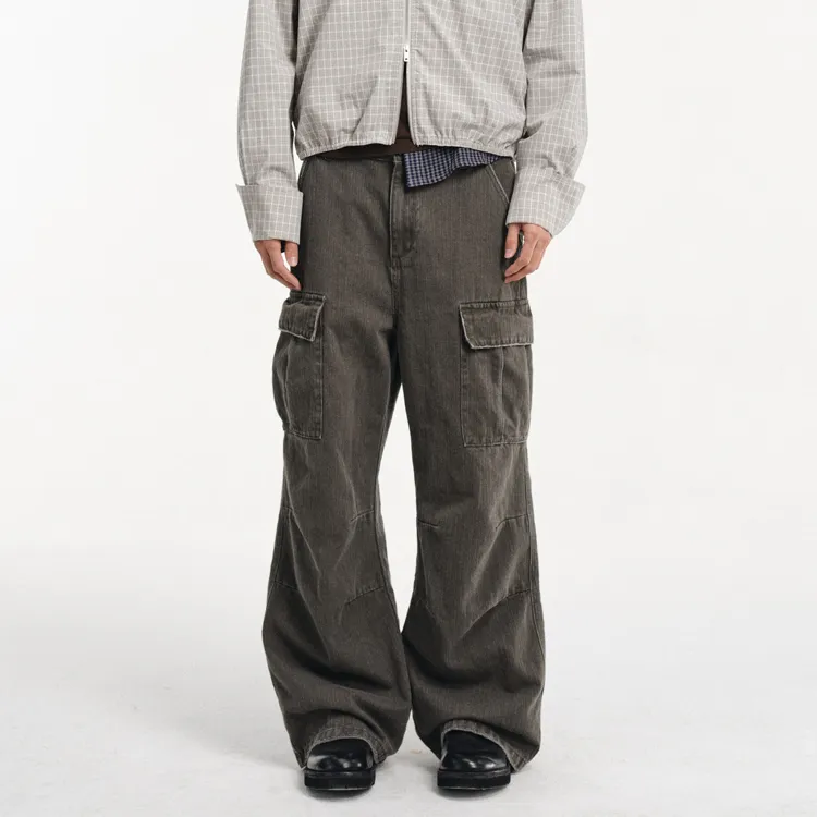 DIMC Cargo Pants Unisex Dark Gray-2