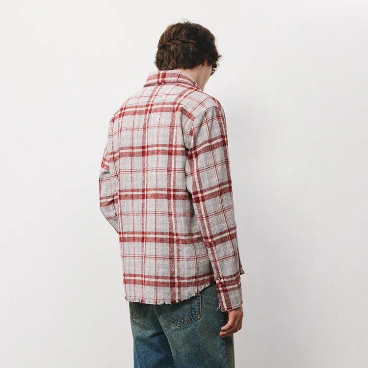 DIMC Shirts Unisex Gray Red-2
