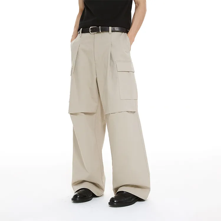 DIMC Cargo Pants Unisex Khaki-2