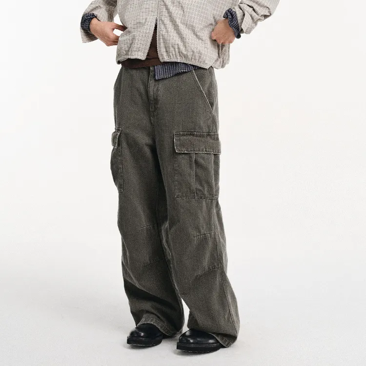 DIMC Cargo Pants Unisex Dark Gray-6