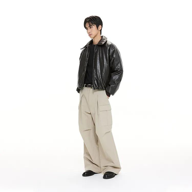 DIMC Cargo Pants Unisex Khaki-5