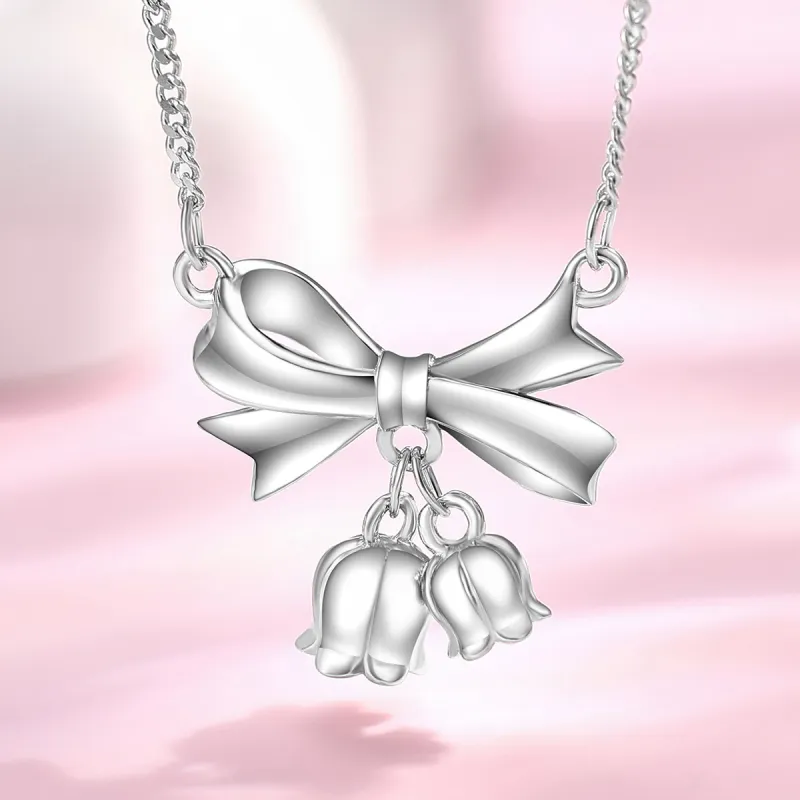 LUKFOOK JEWELLERY S925 Silver Necklaces Women's-4