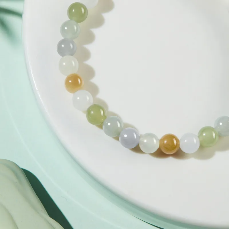 LUKFOOK JEWELLERY Hetian Jade Bracelets Pale Greenish White Jade Women's-2