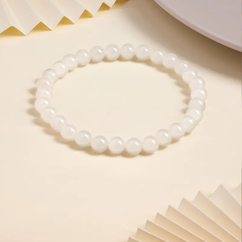 LUKFOOK JEWELLERY Hetian Jade Bracelets White Jade Women's-2