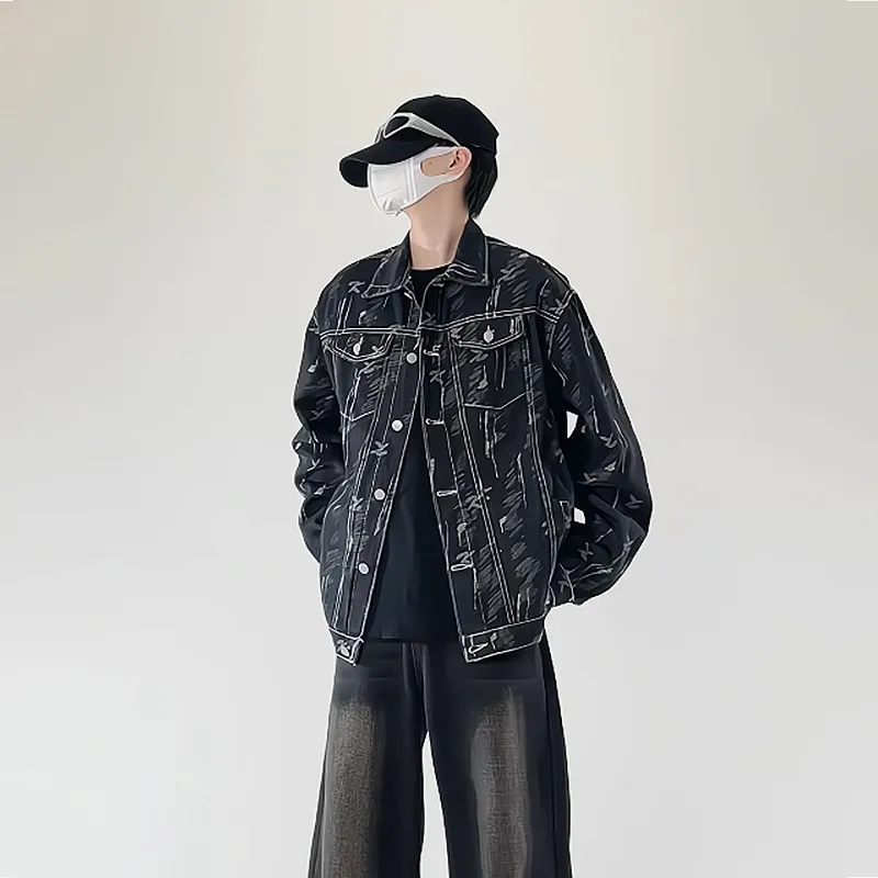 CHARLIE GOLF Denim Jacket Unisex-3