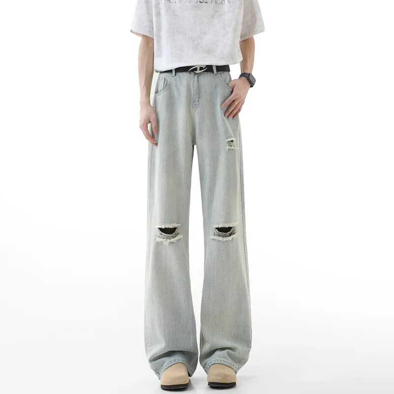 CHARLIE GOLF Jeans Unisex Light Blue-2