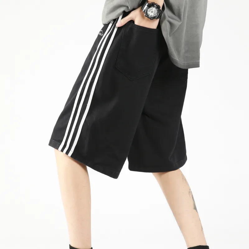 CHARLIE GOLF Denim Shorts Unisex-2