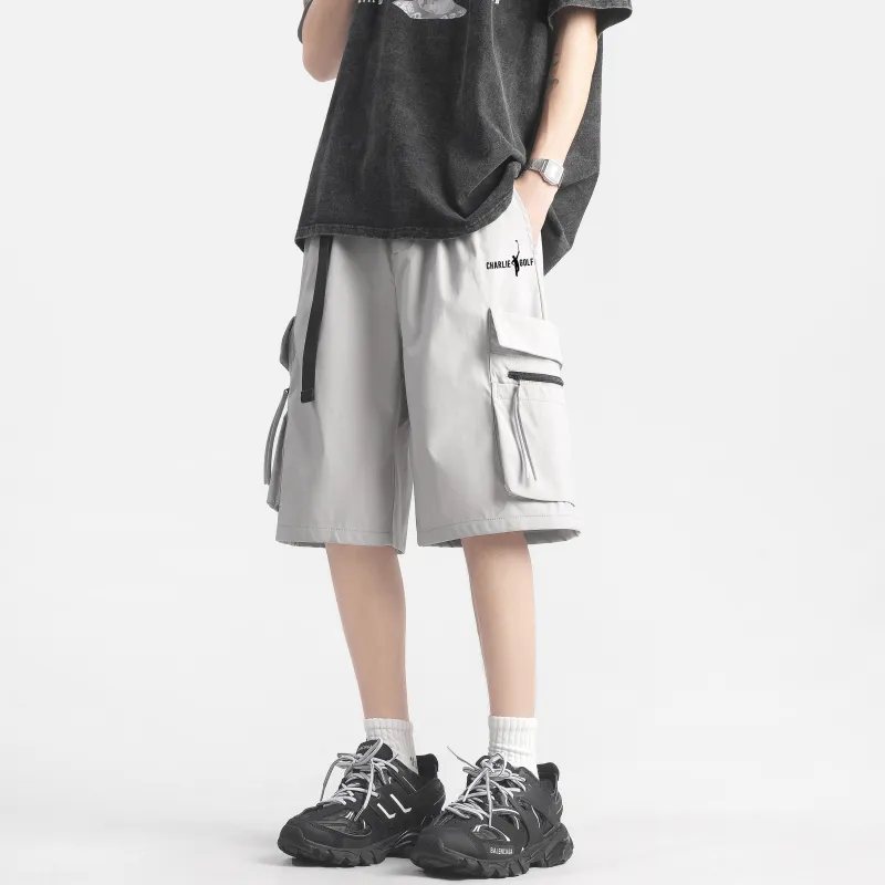 CHARLIE GOLF Denim Shorts Unisex-7