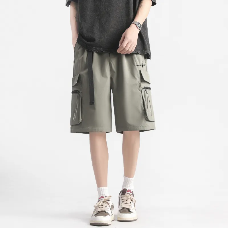 CHARLIE GOLF Denim Shorts Unisex-4