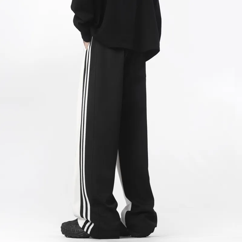 CHARLIE GOLF Casual Pants Unisex Black White-2