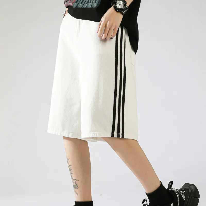 CHARLIE GOLF Denim Shorts Unisex-5