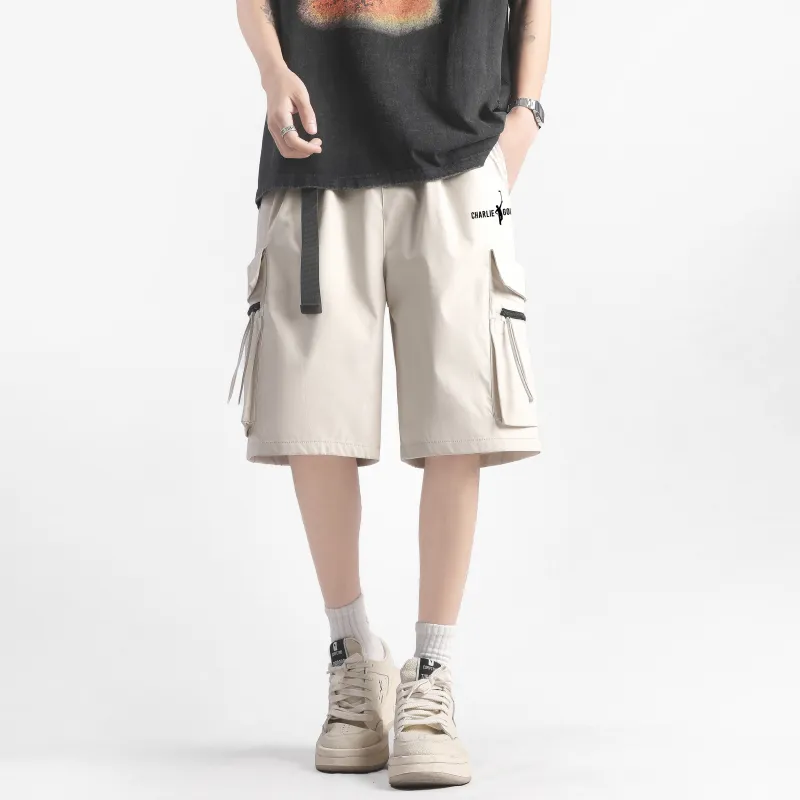 CHARLIE GOLF Denim Shorts Unisex-10