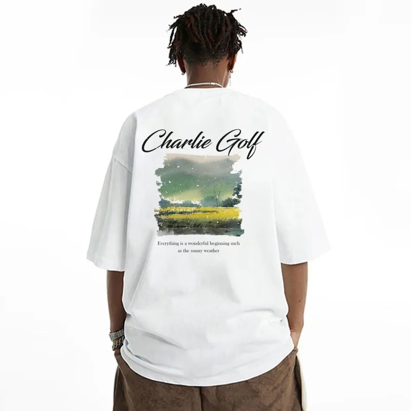 CHARLIE GOLF T Shirts Unisex-7