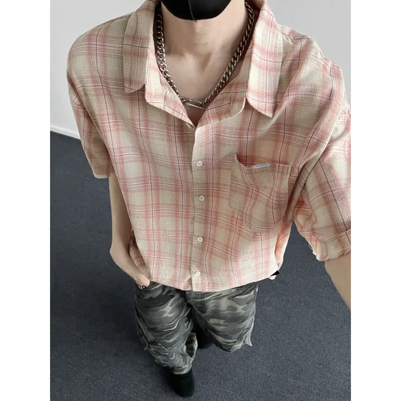 CHARLIE GOLF Shirts Unisex Pink-4
