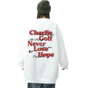 CHARLIE GOLF Sweatshirt Unisex White
