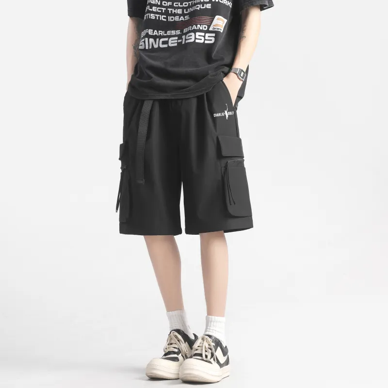 CHARLIE GOLF Denim Shorts Unisex-1