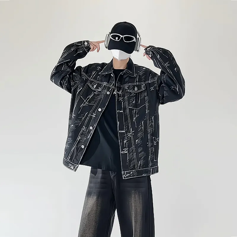 CHARLIE GOLF Denim Jacket Unisex-2