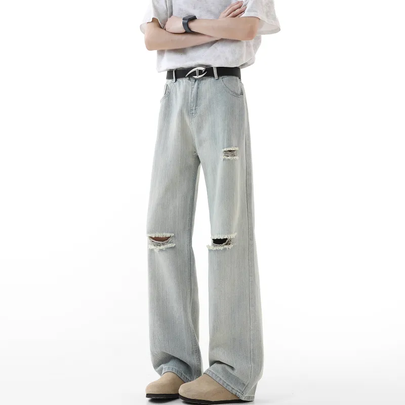 CHARLIE GOLF Jeans Unisex Light Blue-3