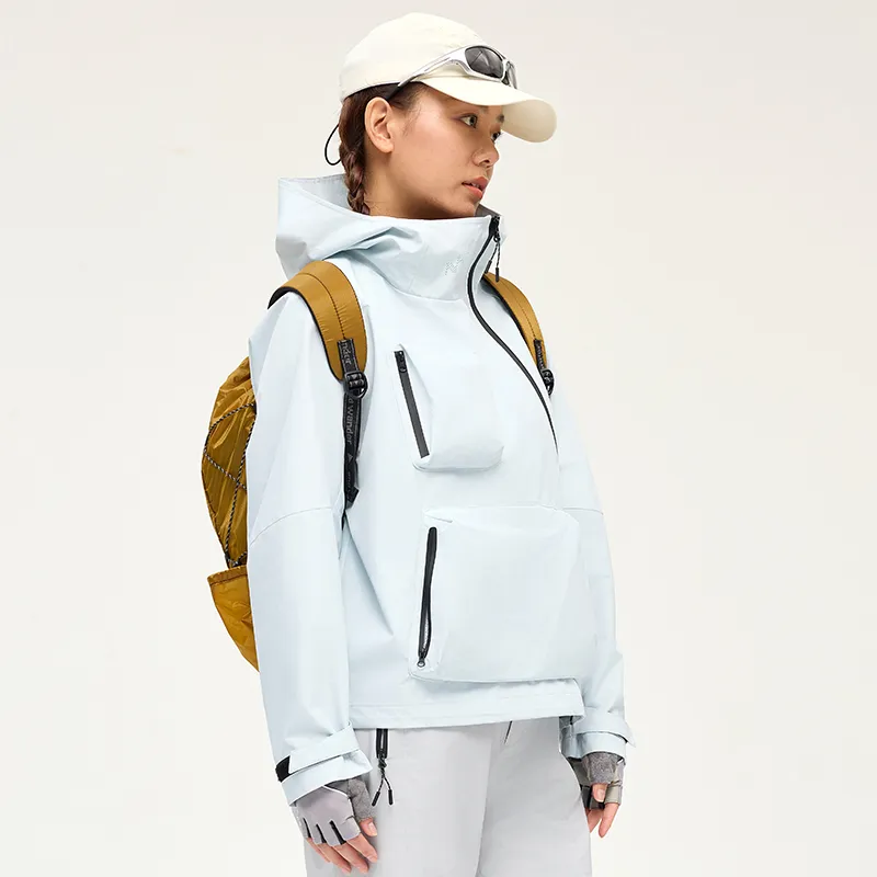 XINQITIAN Wear Resistant Water Resistant Windproof Windbreaker Jacket Unisex-3
