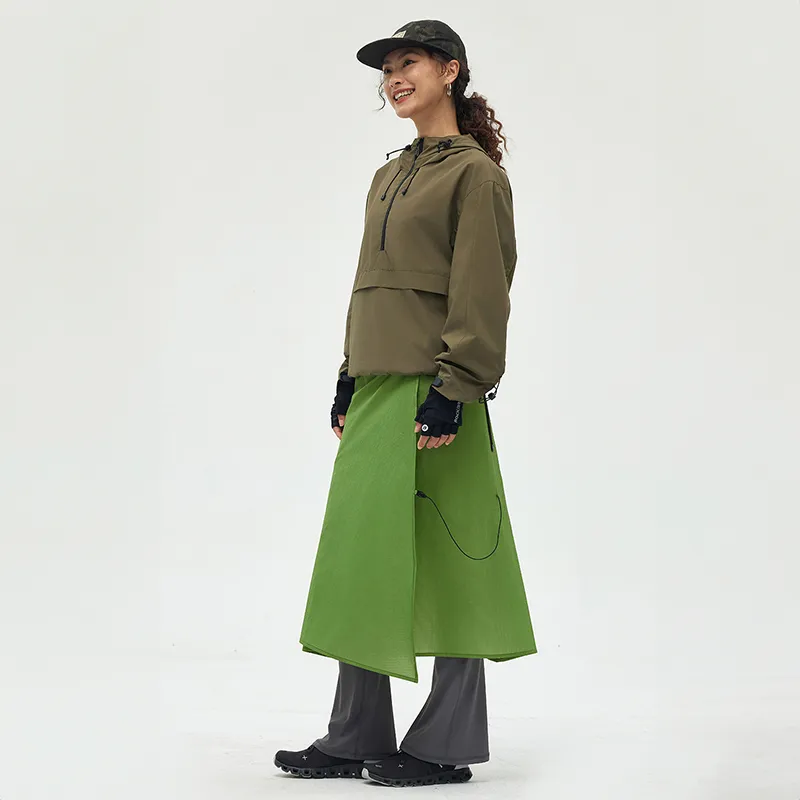 XINQITIAN Windbreaker Jackets Unisex Campsite Brown-8