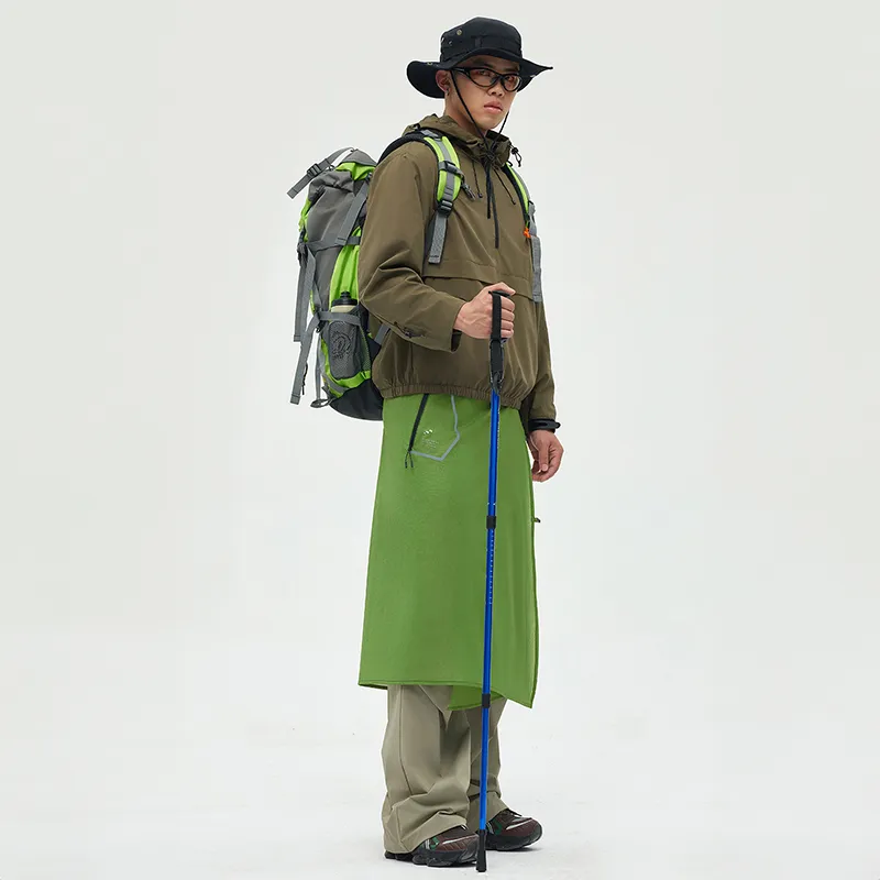 XINQITIAN Windbreaker Jackets Unisex Campsite Brown-6