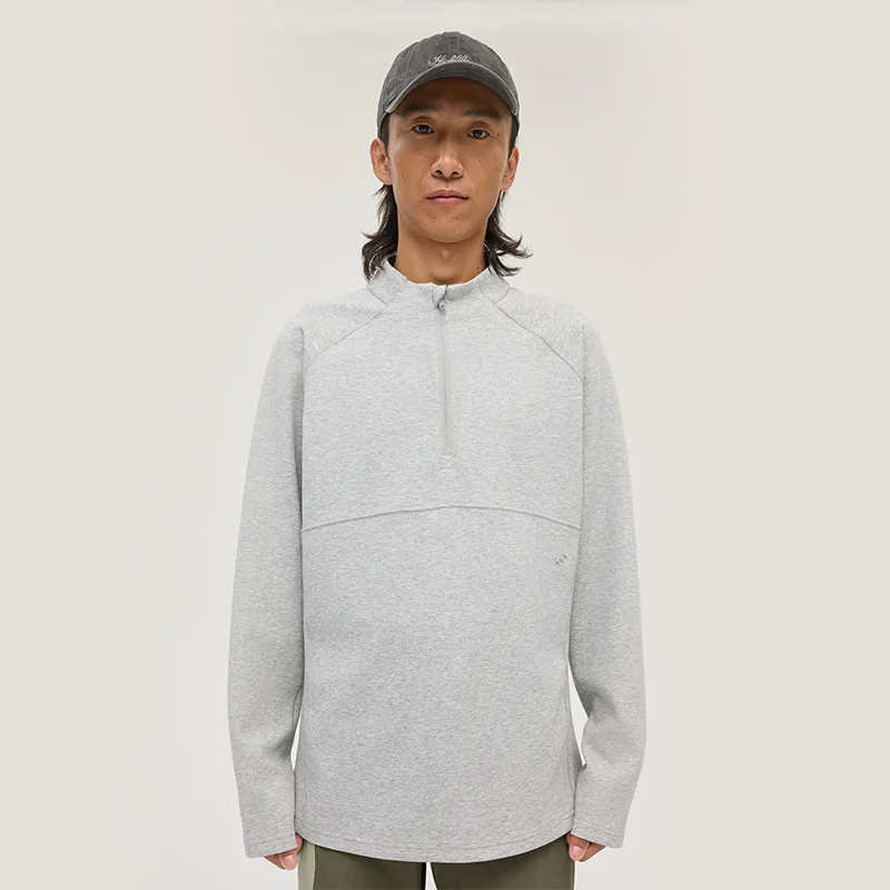 XINQITIAN Sweatshirt Men's Cool Wall Gray-1