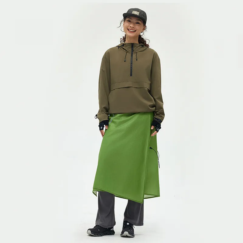 XINQITIAN Windbreaker Jackets Unisex Campsite Brown-7