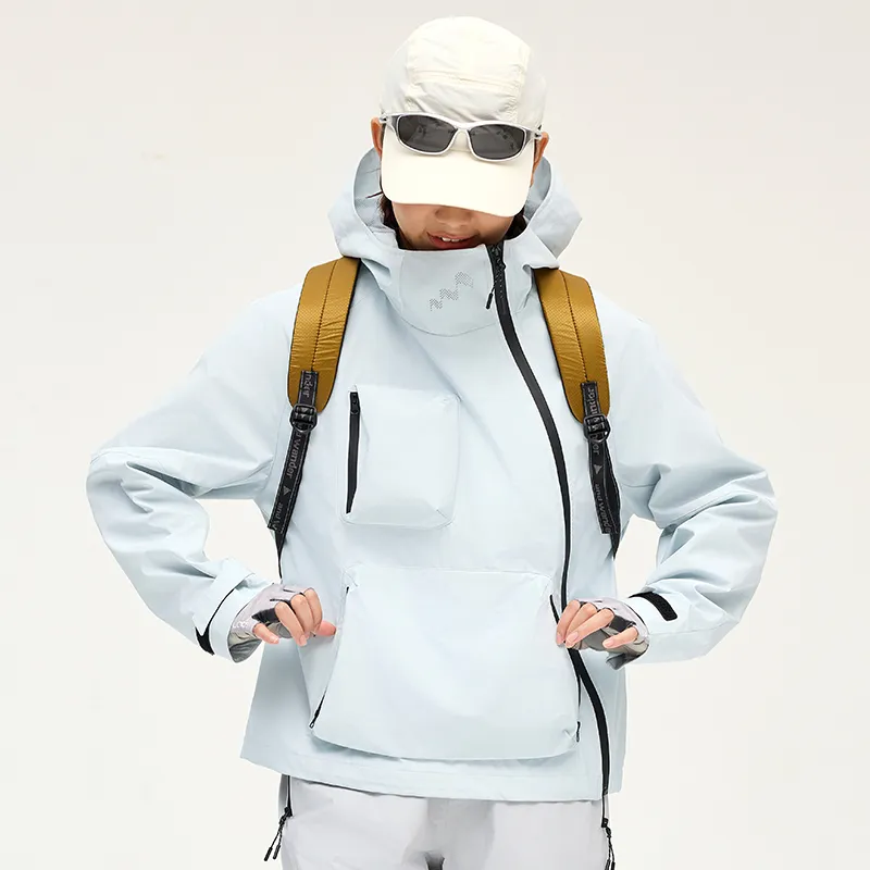 XINQITIAN Wear Resistant Water Resistant Windproof Windbreaker Jacket Unisex-2