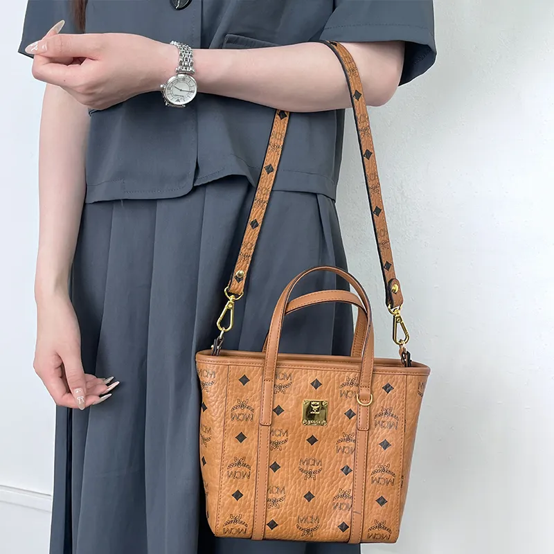 Luxury Care Artisan Workshop Leather Bag Strap Women's Earth Yellow/Black-6