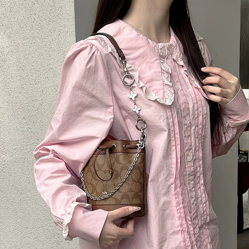 Metal Chain Extender Chain Shoulder Strap Armhole Back Transformation Accessories Bag Strap Women's Silver/Gold Tone-4
