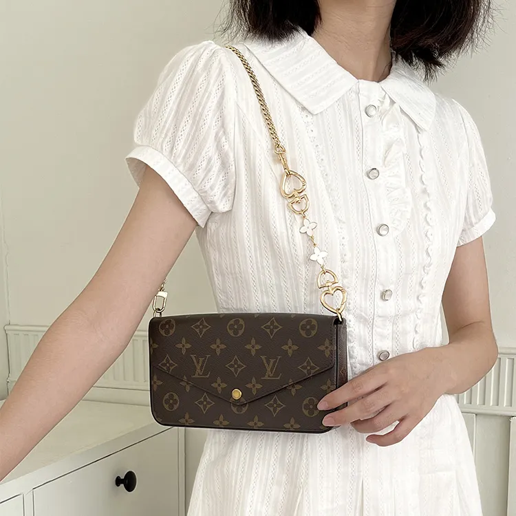 Luxury Care Artisan Workshop Metal Copper Bag Accessories Women's Gold-1