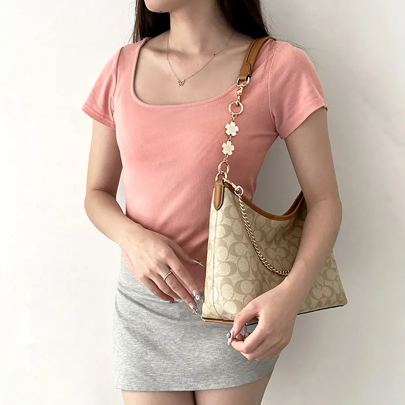 Luxury Care Artisan Workshop Metal Bag Strap Women's Gold Tone-2
